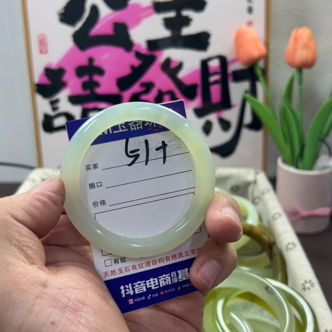 蛇纹石玉手镯未镶嵌389