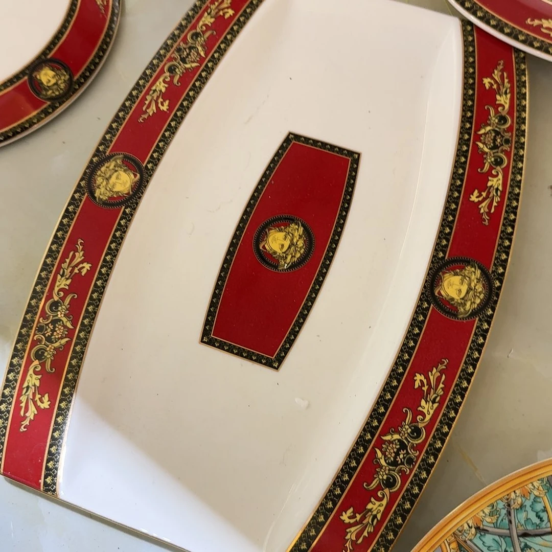 淼***莎瓷片骨瓷餐具陶瓷餐具家用微瑕