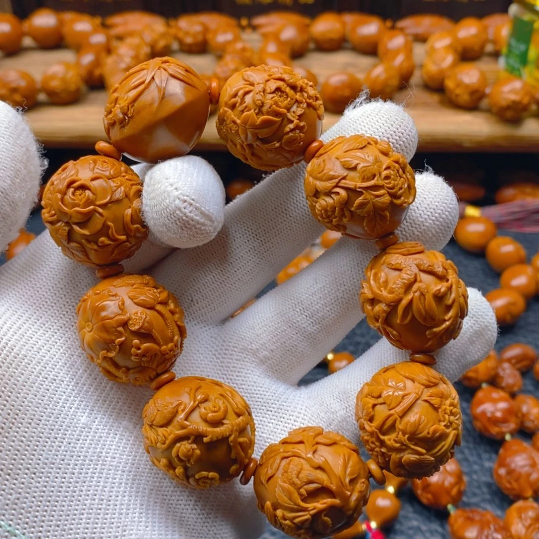 手串/手链橄榄核许忠英2.4鸟语花香