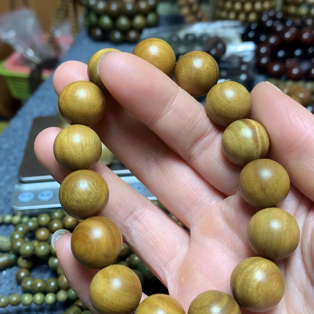 维腊木（绿檀）手串/手链羽*
