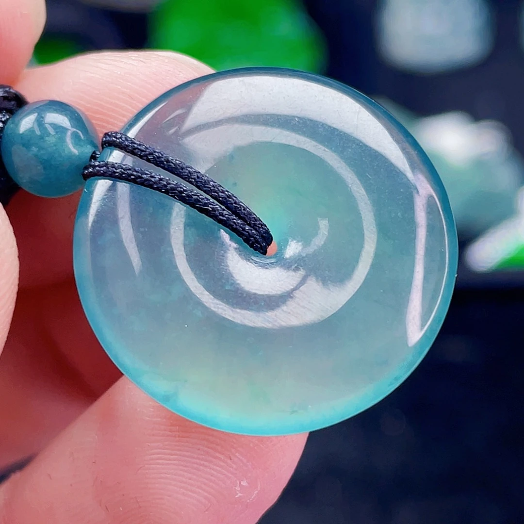 翡翠未镶嵌吊坠(不含链)8