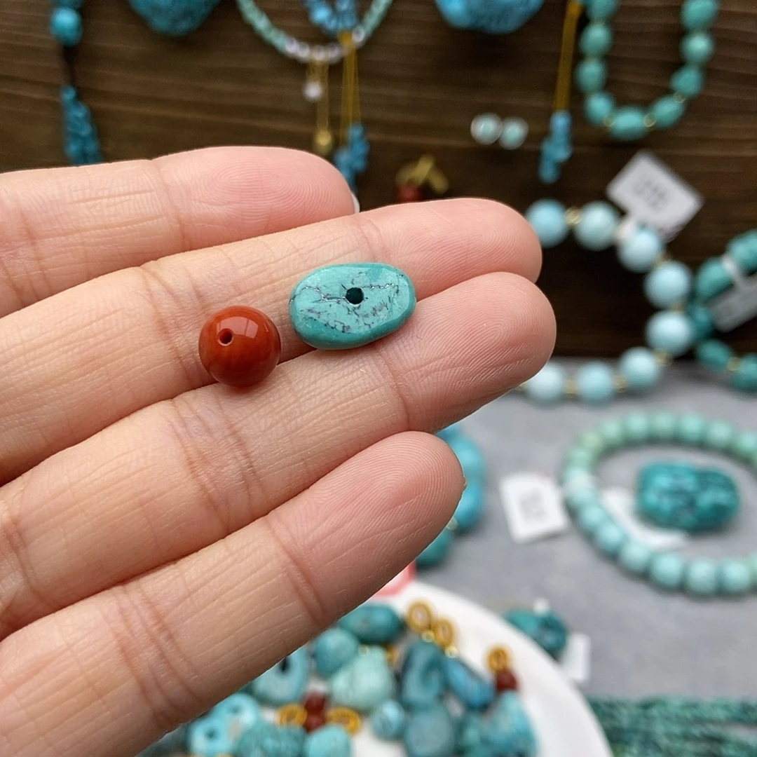 南红玛瑙未镶嵌福利扣子