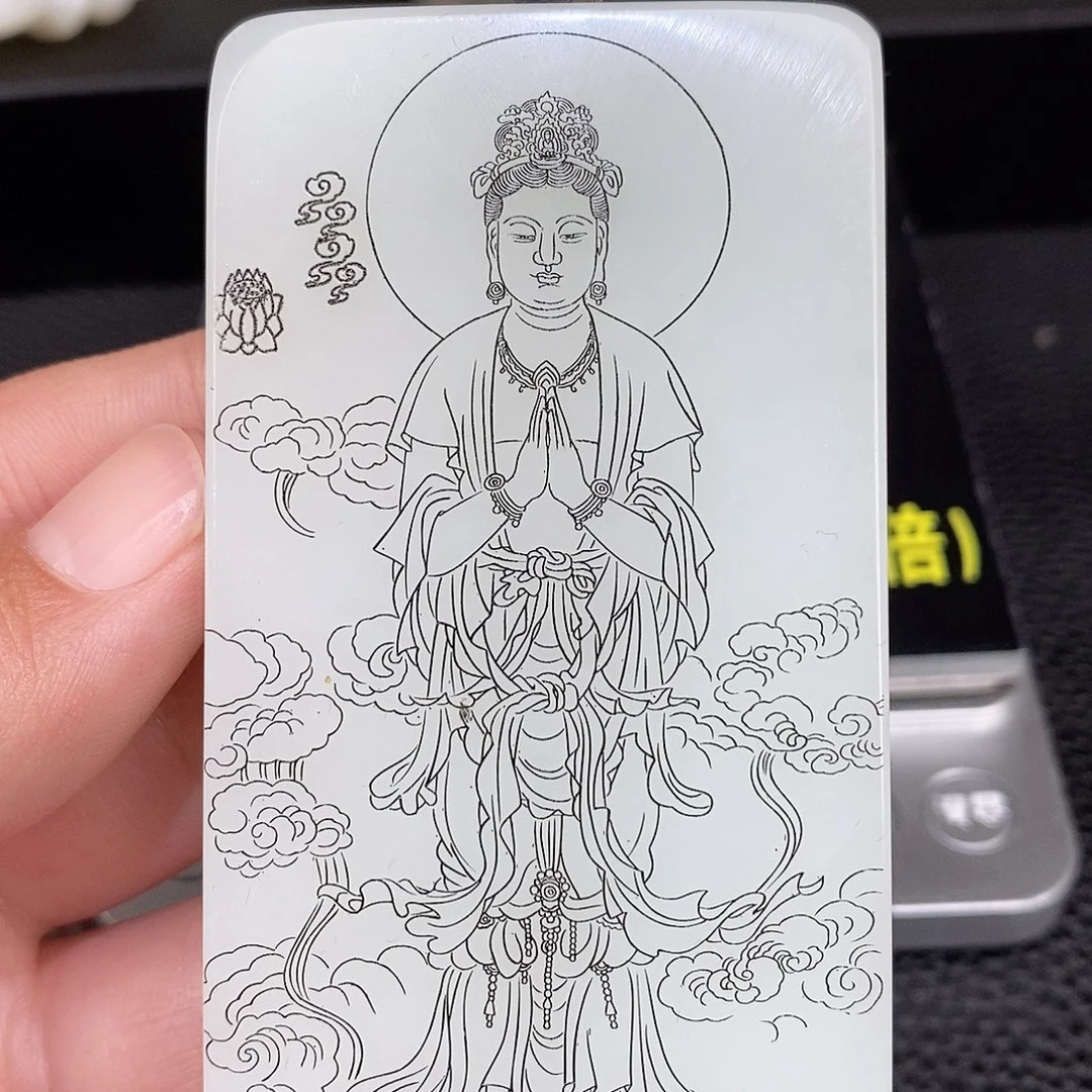 颈饰未镶嵌和田玉