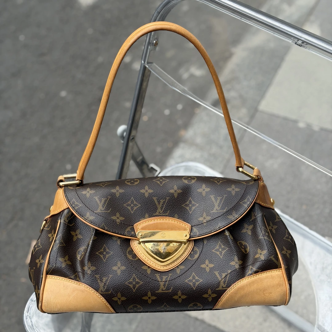 95新 LouisVuitton/路易威登 老花曼哈顿梦露腋下包