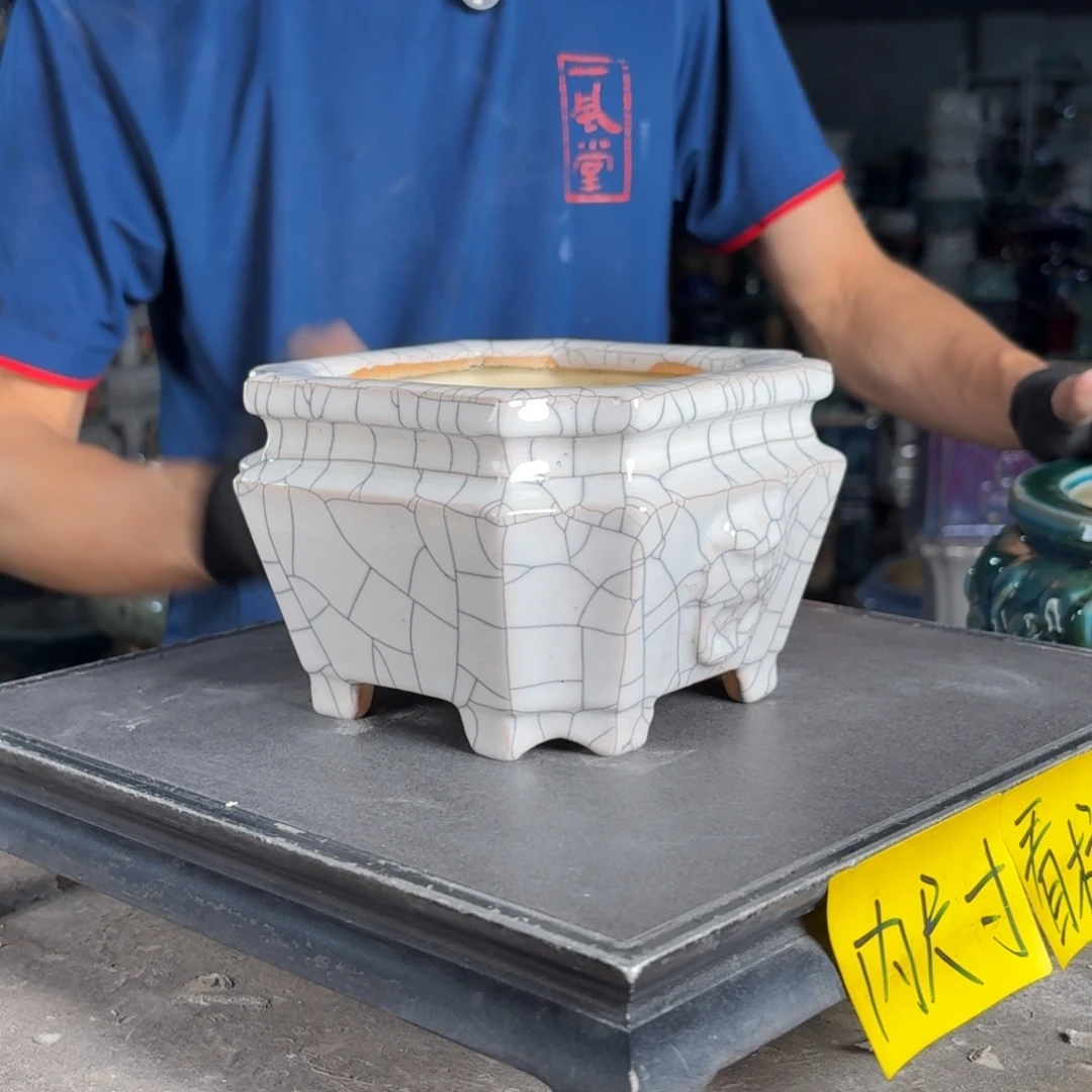 一风堂石湾花盆 内11*8