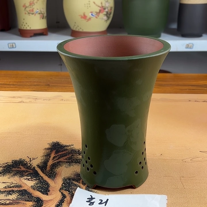 紫砂花盆紫砂兰花盆23