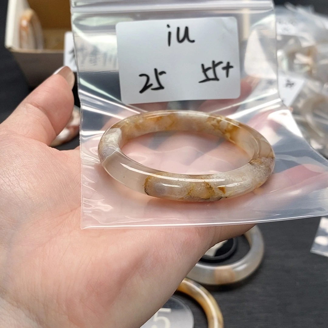 手镯玛瑙/玉髓合金ঌ***.