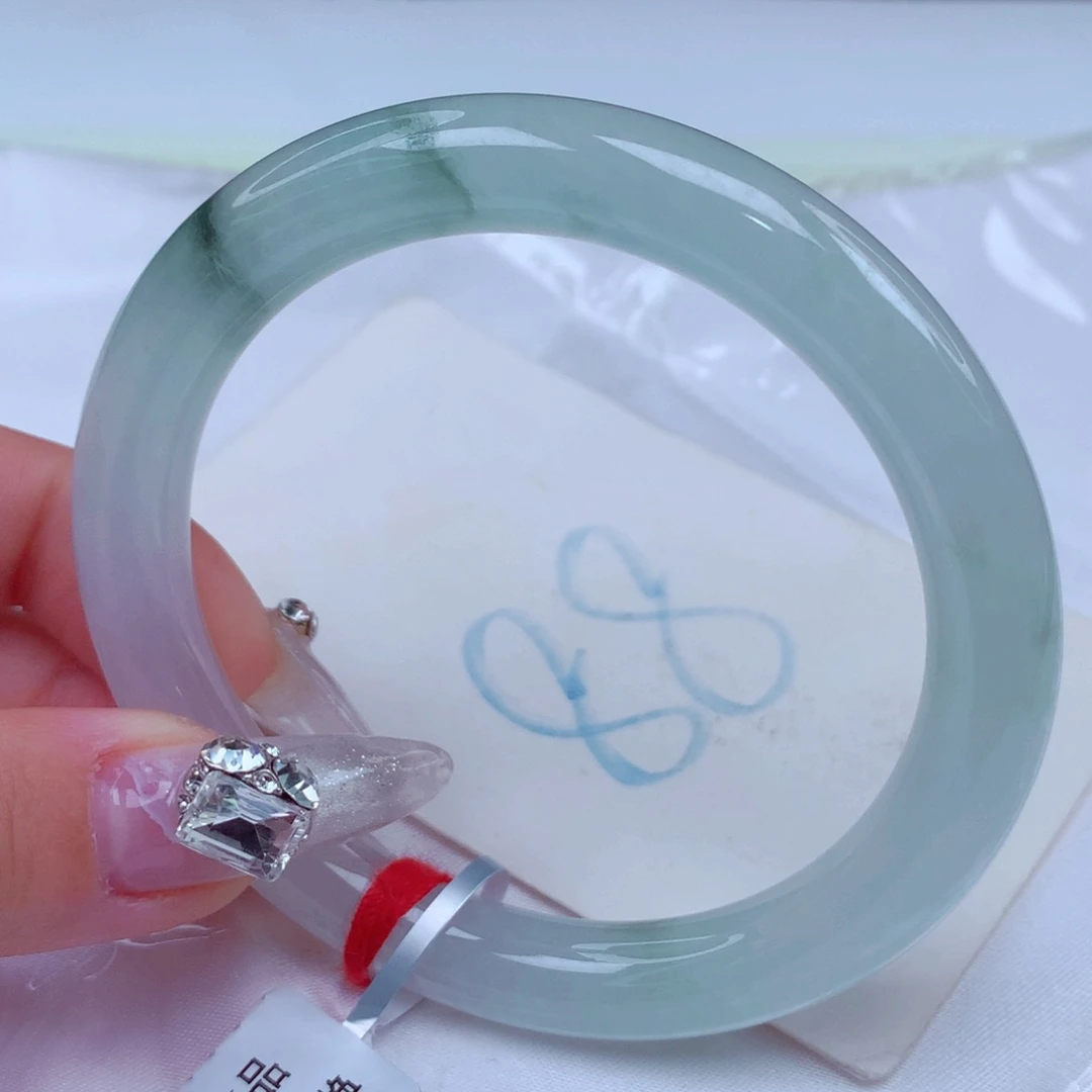 翡翠手镯未镶嵌天然缅甸翡翠A货手镯