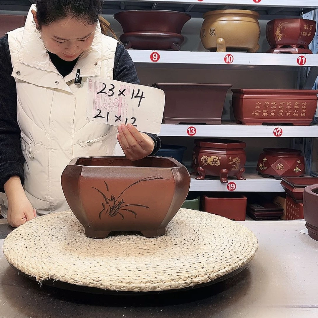 紫砂花盆紫砂花盆