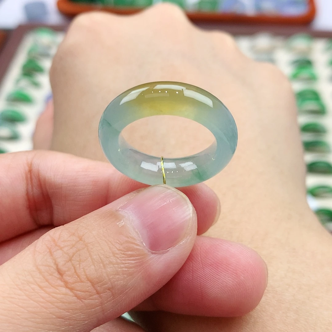 翡翠戒指未镶嵌14号