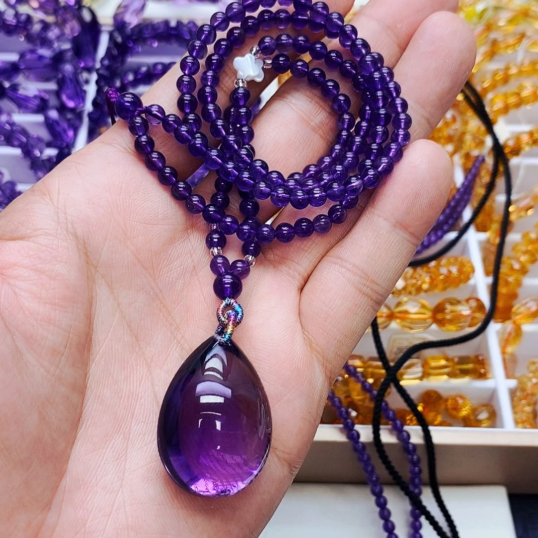 颈饰未镶嵌水晶天然