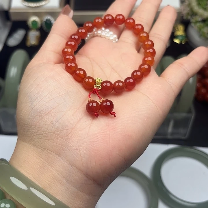 玛瑙/玉髓未镶嵌手链
