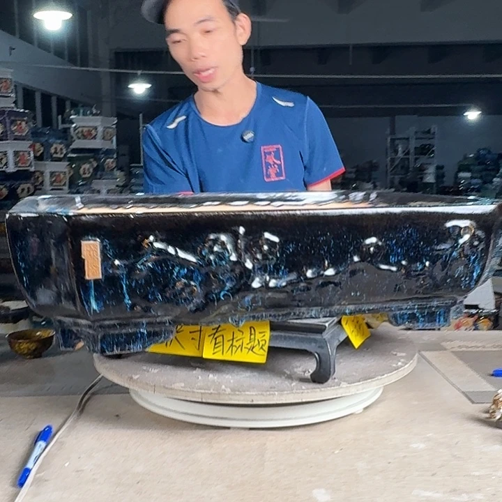 一风堂石湾花盆 内54*40*12