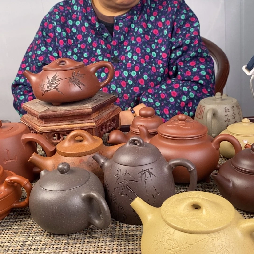 开***者茶壶紫砂宜兴紫砂壶茶壶老丁山紫砂