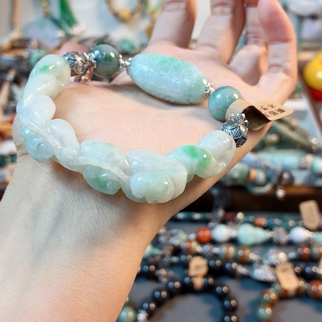 未镶嵌手链翡翠晚**.