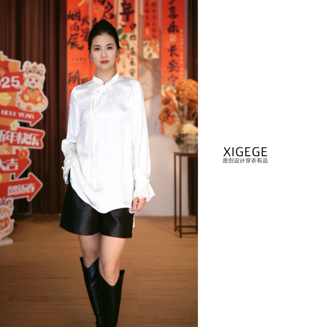 【24380983打底衫】时尚国风新中式上衣