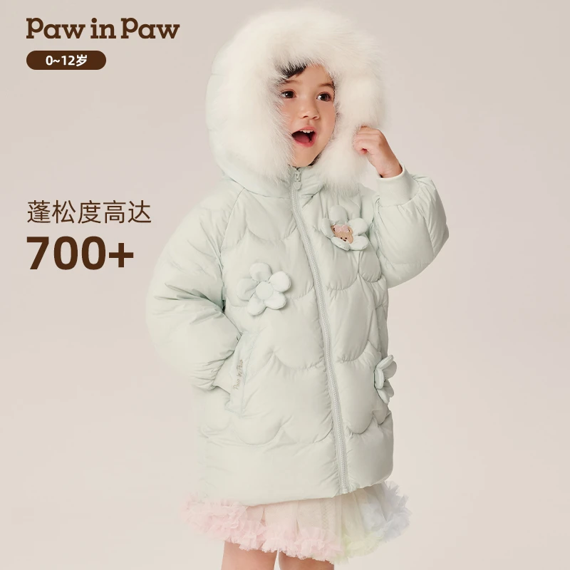 PawinPaw童装秋冬女童甜美防风保暖羽绒服PCJDE4T53S