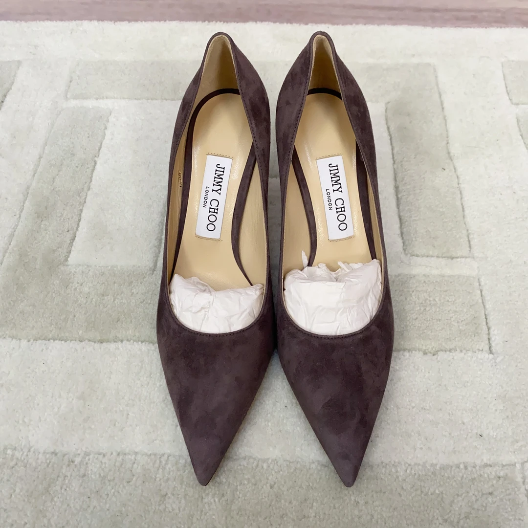 95新 JIMMY CHOO/吉米周 麦殿/麂皮女鞋37.5码/250216VGLVH49