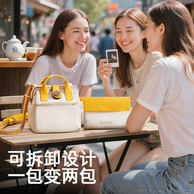 锐玛EIRMAI奶盒包摄影包轻便微单相机包多功能单肩包单反相机保护