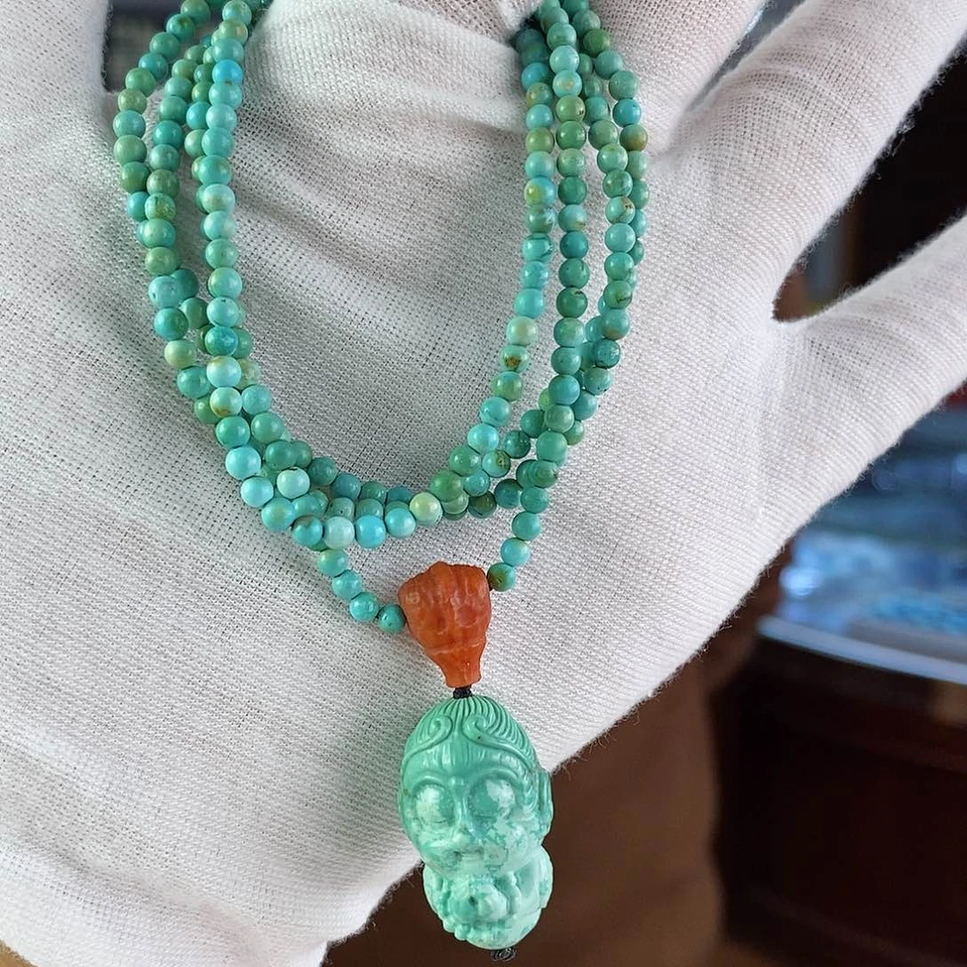 绿松石珠宝奇石未镶嵌