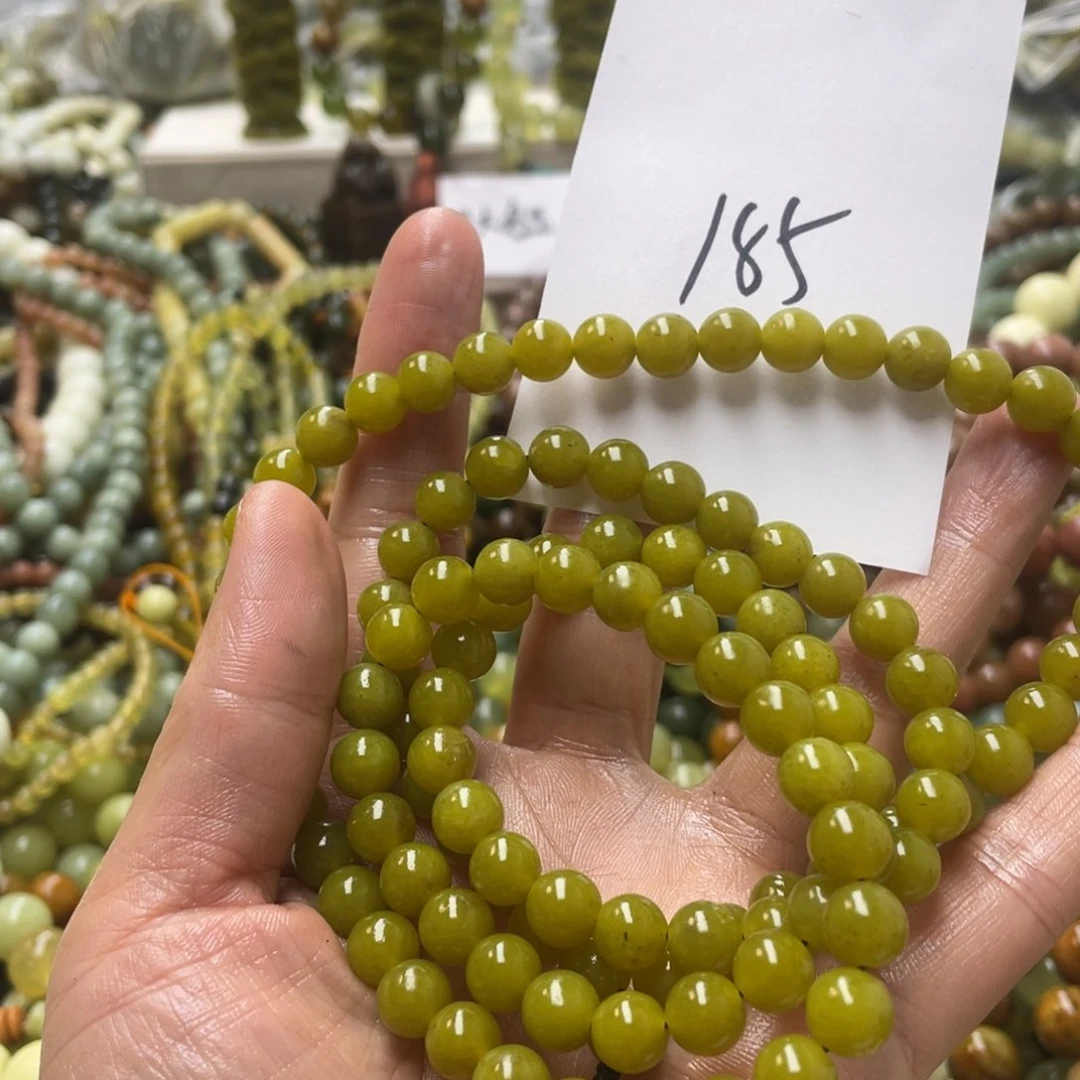 蛇纹石玉手链未镶嵌
