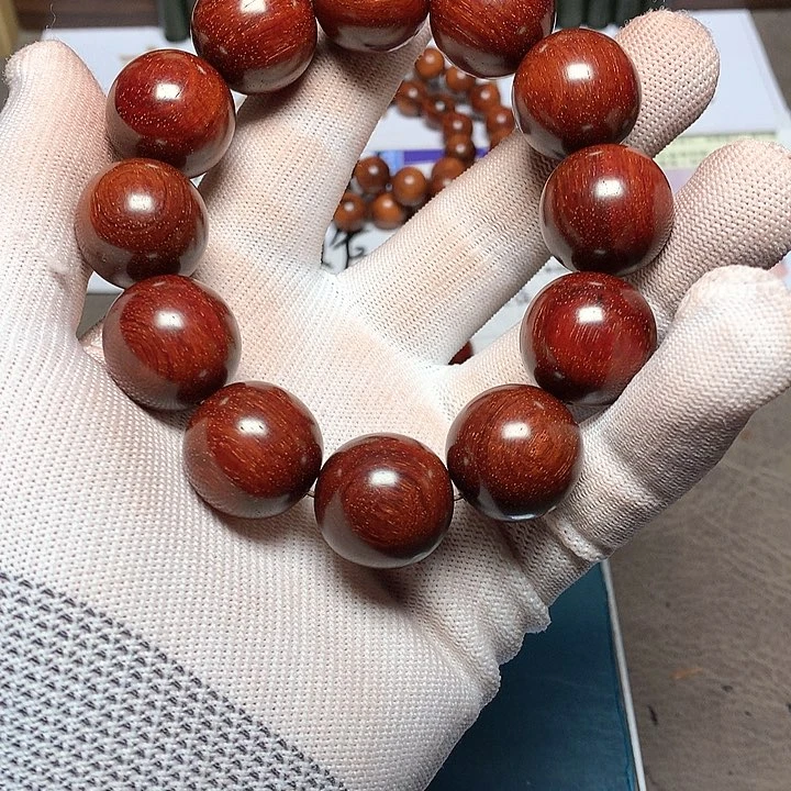 手串/手链小叶紫檀绿***涂20 12 颗泥料