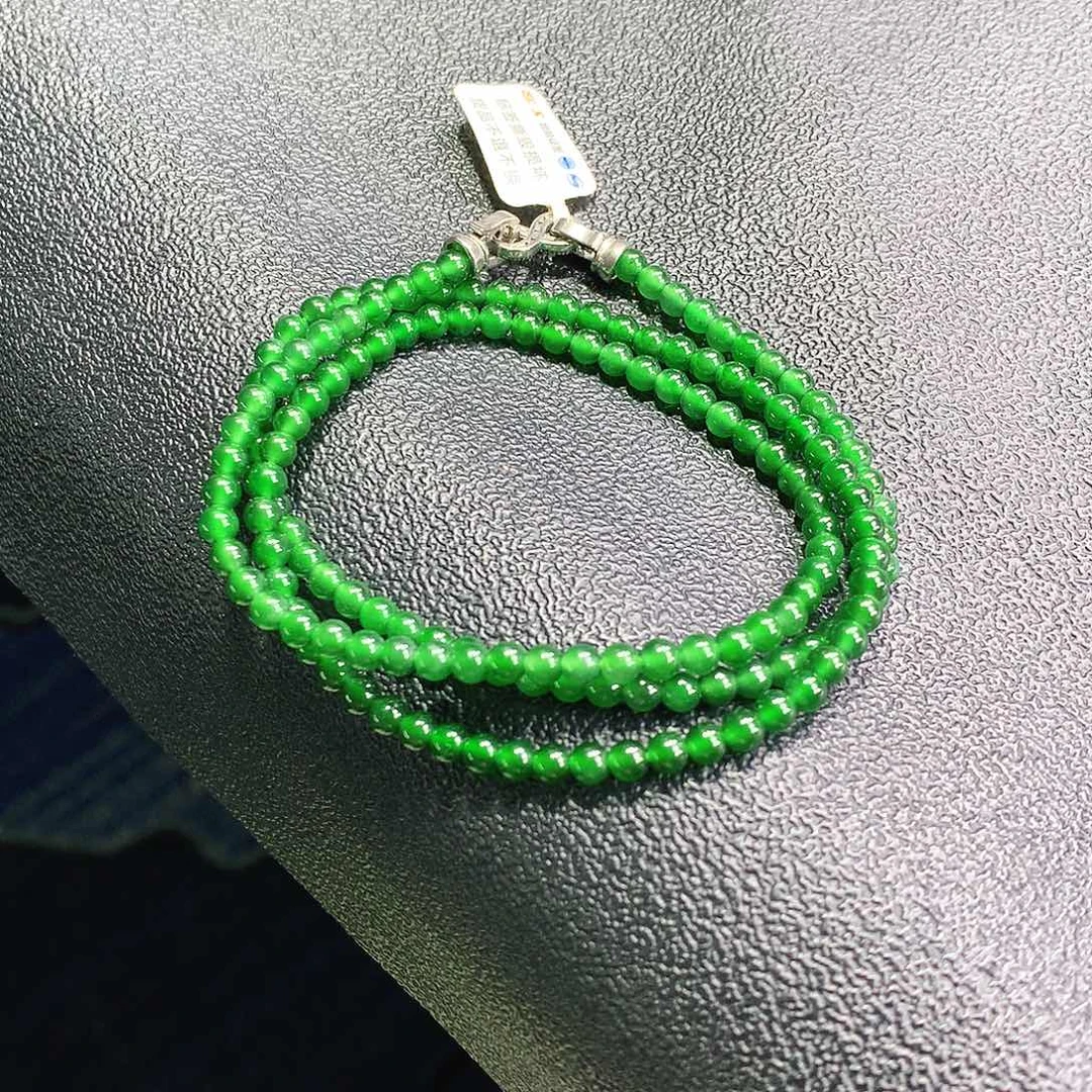 翡翠未镶嵌手链项链