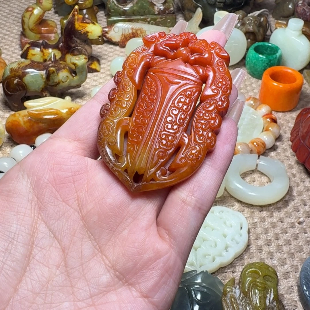 白玉菩提吊坠挂件