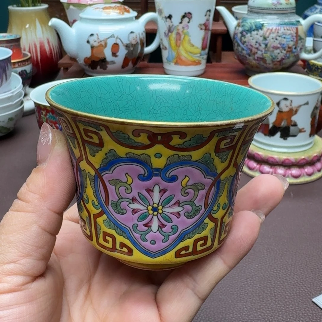 瓷片景德镇仿古手工制作精品展示