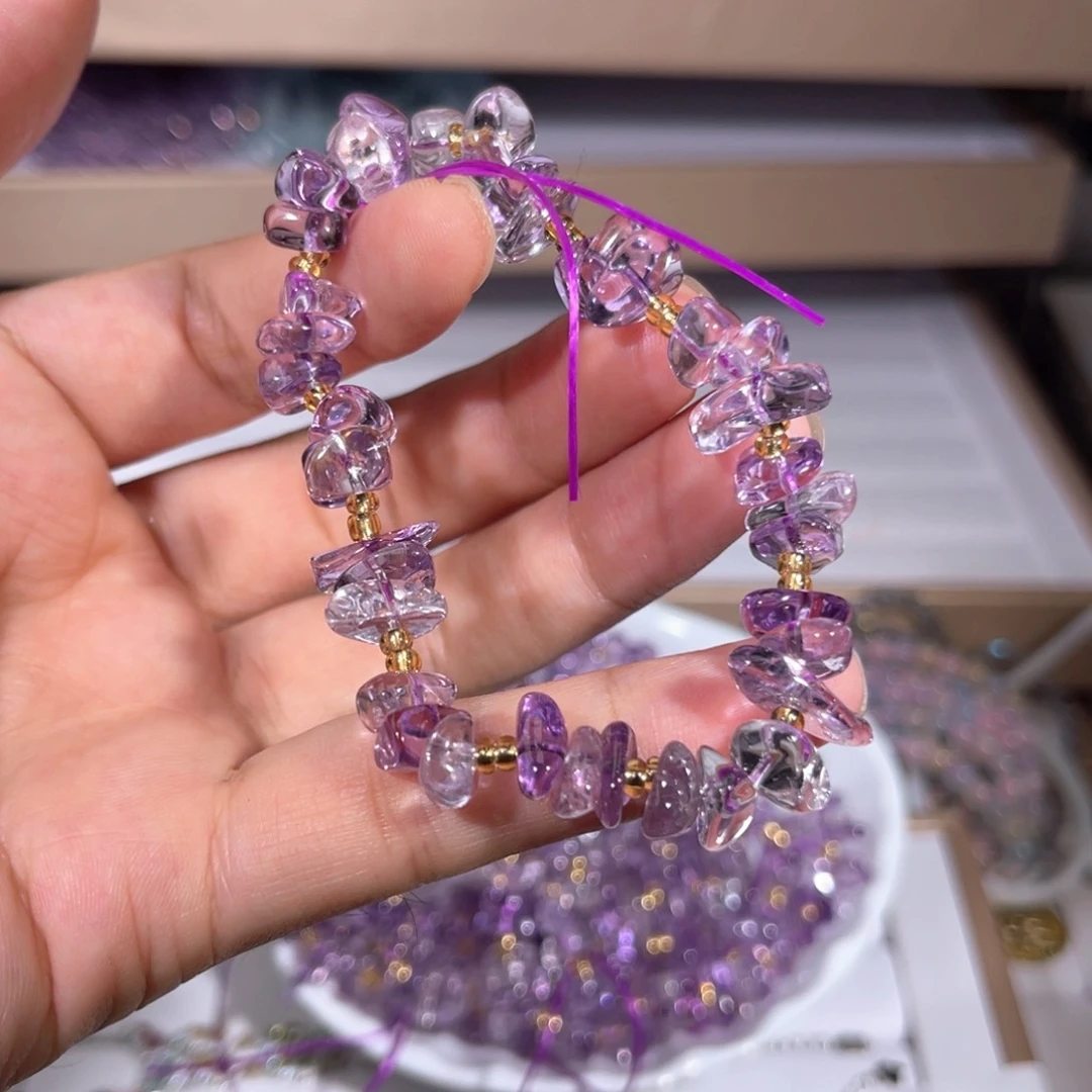 水晶手链未镶嵌紫水晶随行017