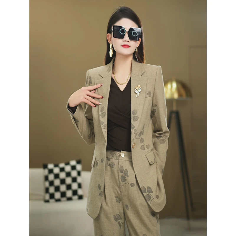2025春季时尚通勤休闲显瘦气质套装女神范套装