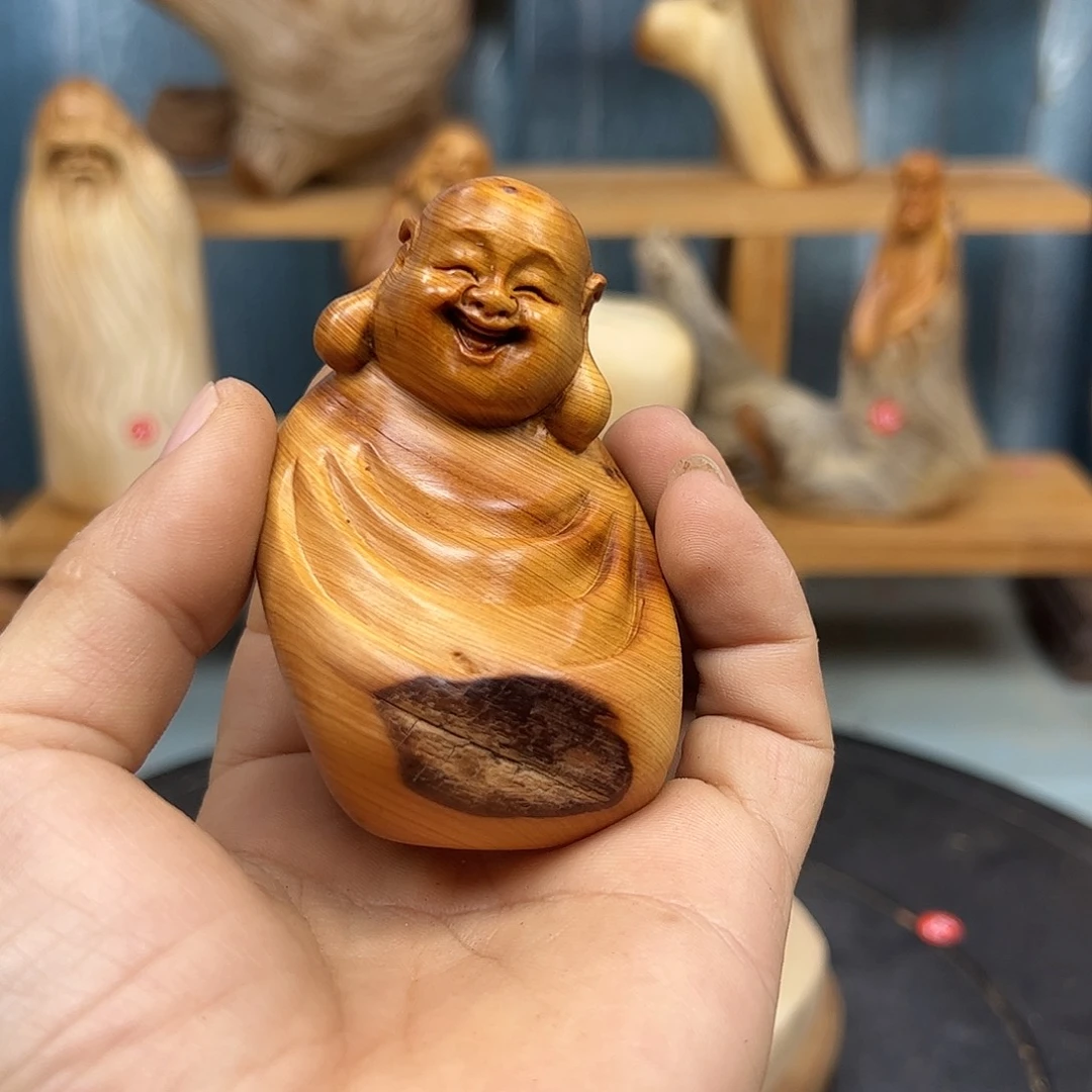 木双****务崖柏木摆件手把件