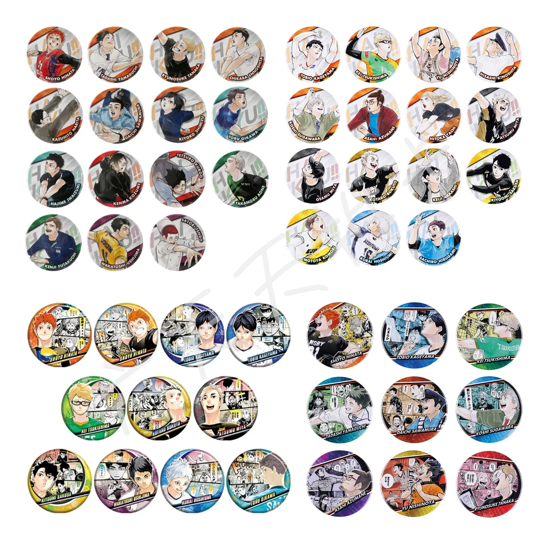 排球少年十周年原画吧唧排池球池回忆吧唧动漫周边潮玩盲盒六天天