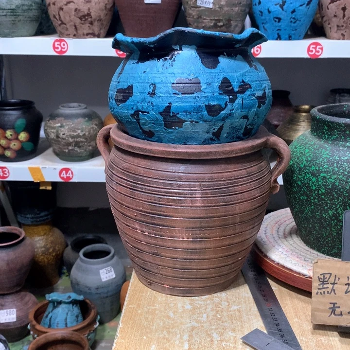 【闪购商品】微瑕粗糙盆默认打孔