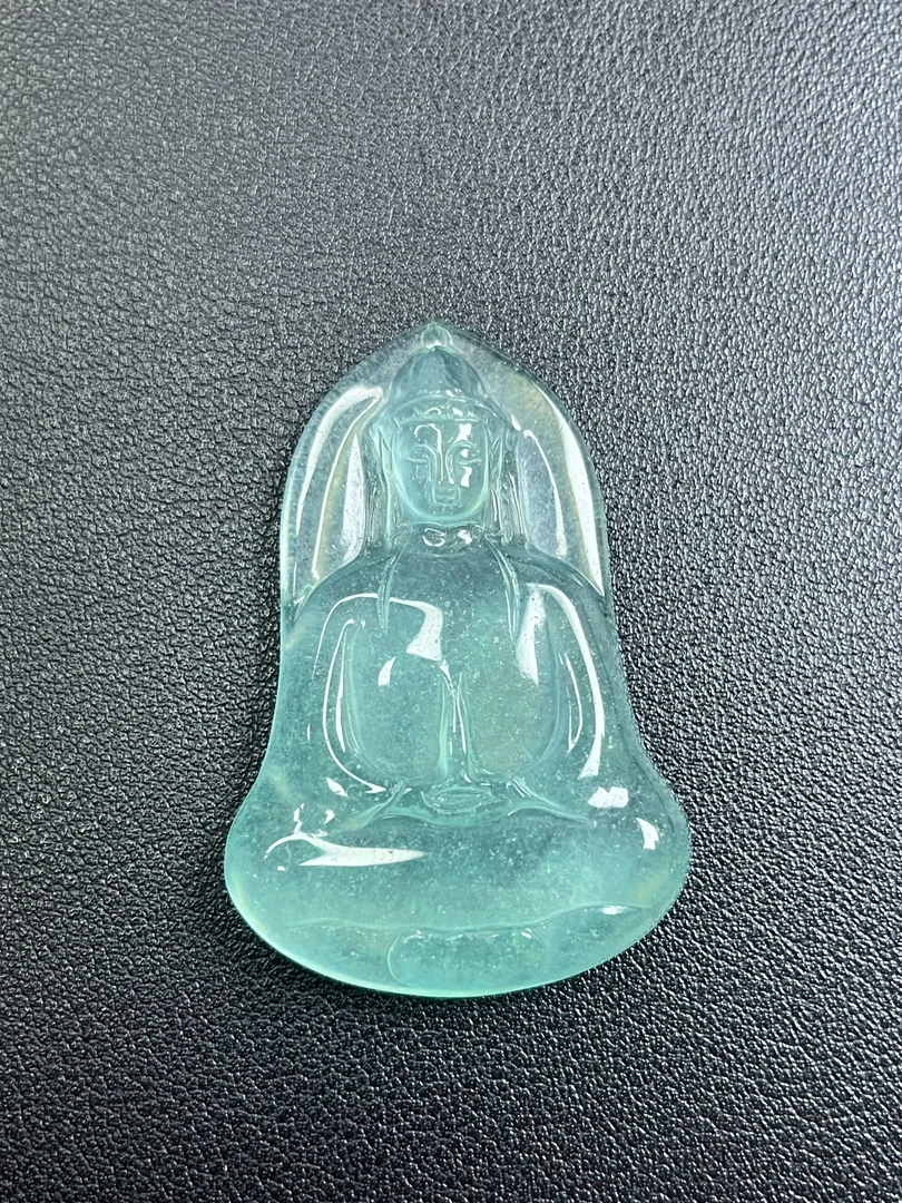 如意工厂甄选--高品质源头冰绿素衣吊坠--SY02多样性发货