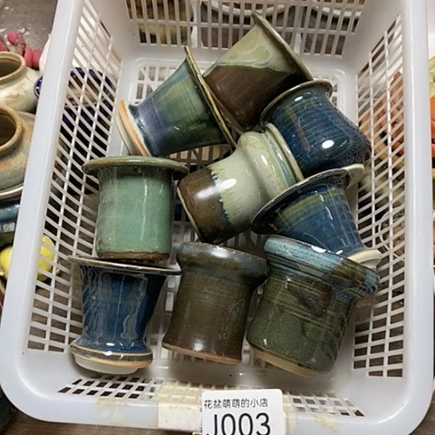 紫砂花盆003瑕疵品口径4到5左右