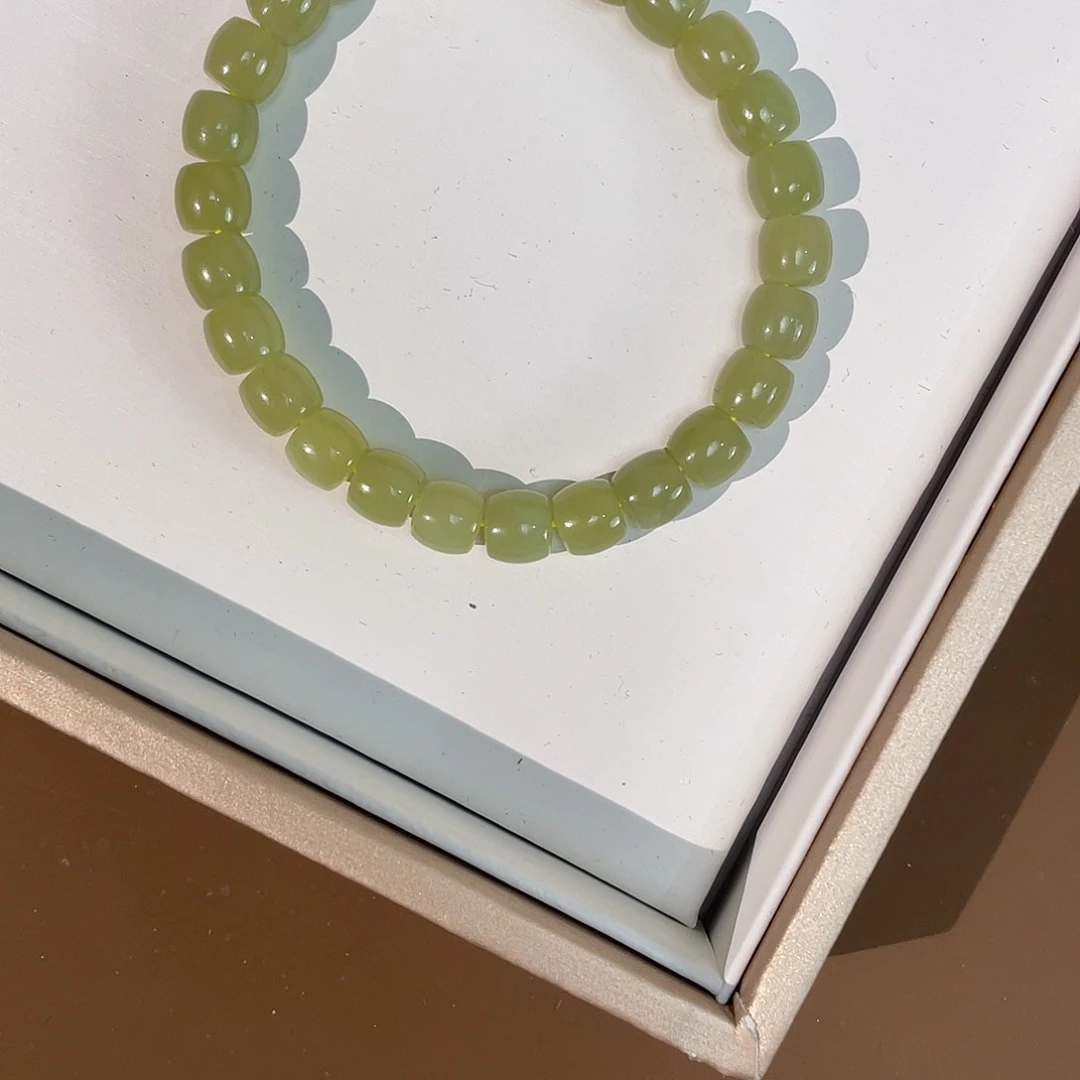 和田玉手链未镶嵌8.1