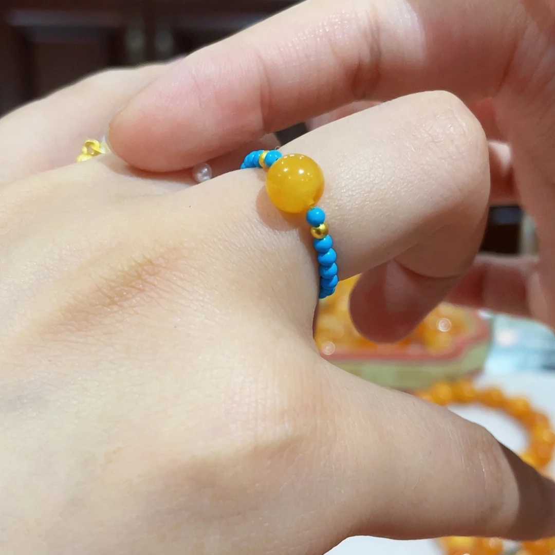 蜜蜡手链未镶嵌手串