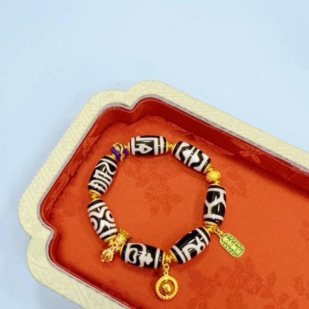 非金属珐琅手链 19316单圈手串 手工气质时尚复古百搭多样(发一)