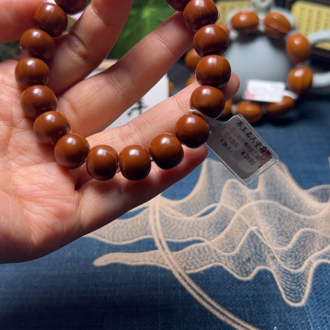 【闪购商品】橄榄核手串老型桶珠