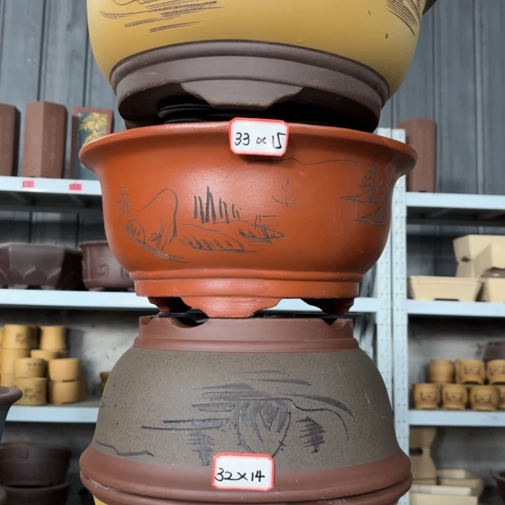 花盆紫砂100-4。