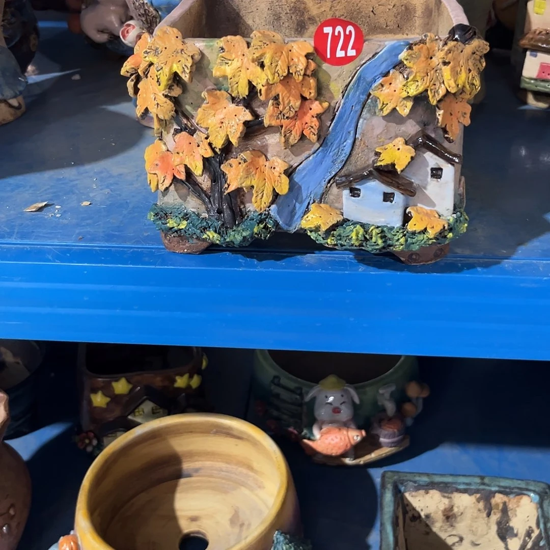 722 号陶然花器手工花盆