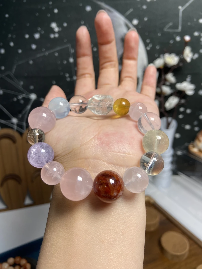 高品质天然多宝手链PL259