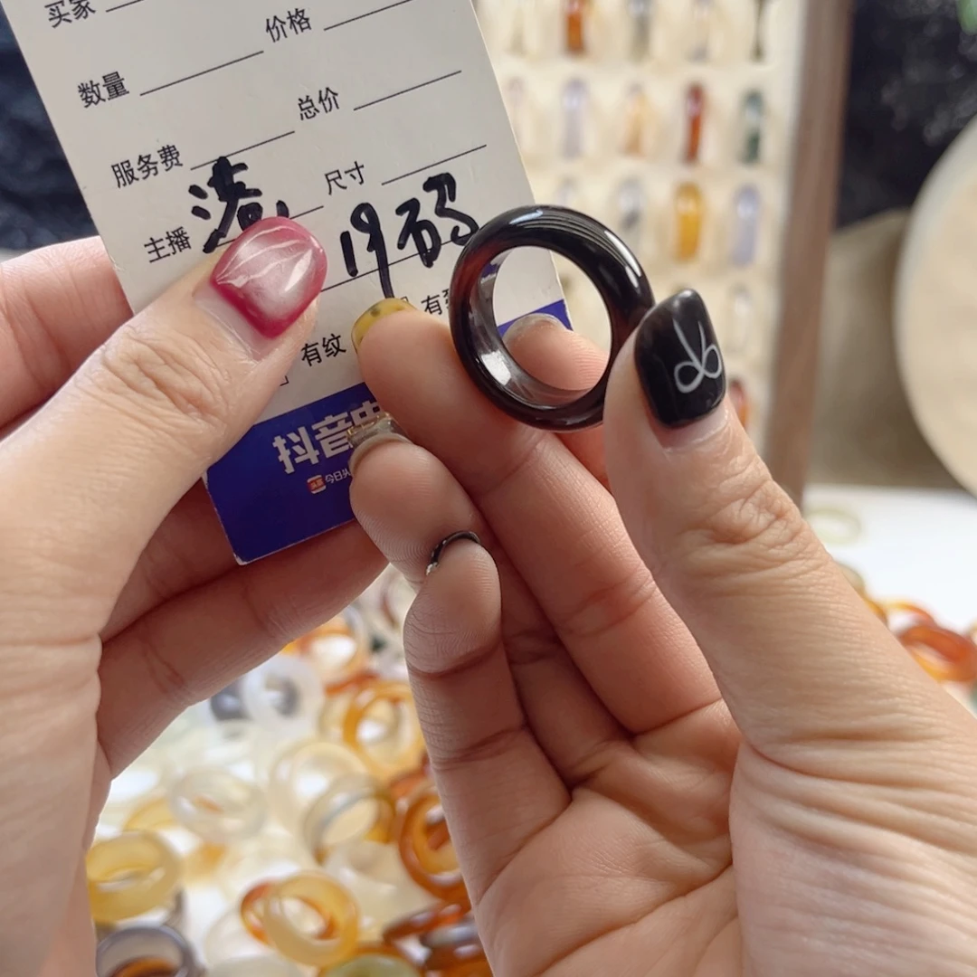 玛瑙/玉髓未镶嵌戒指99