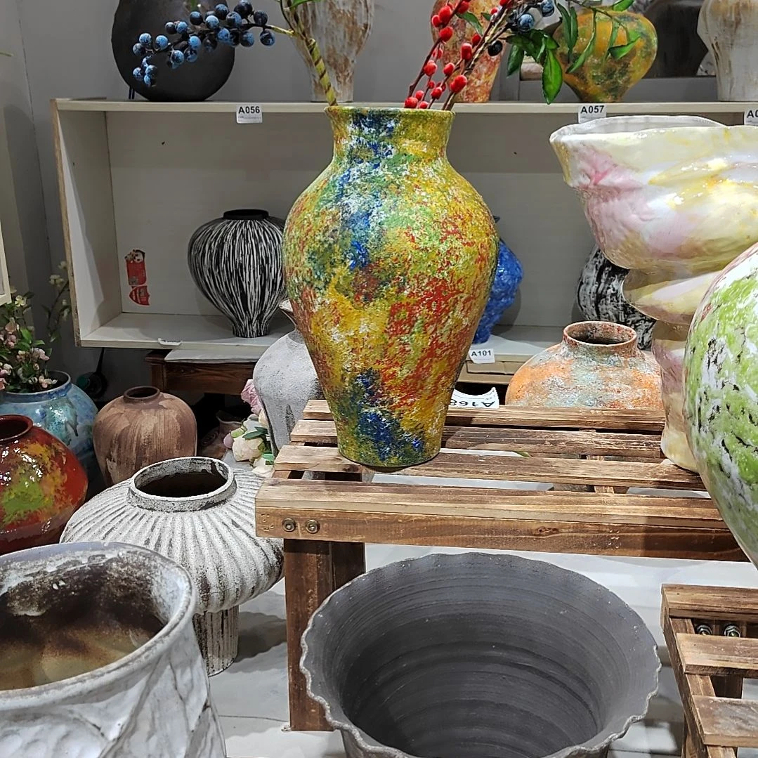 陶瓷瓷片景德镇陶瓷手工花瓶