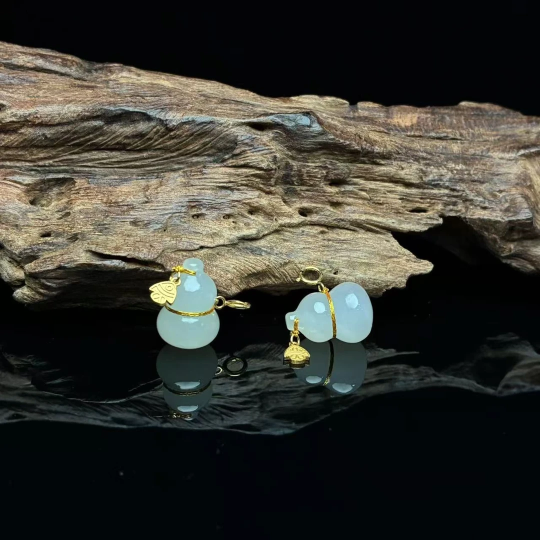 和田玉葫芦吊坠【小北质检】ZJH919Z114多样性发一