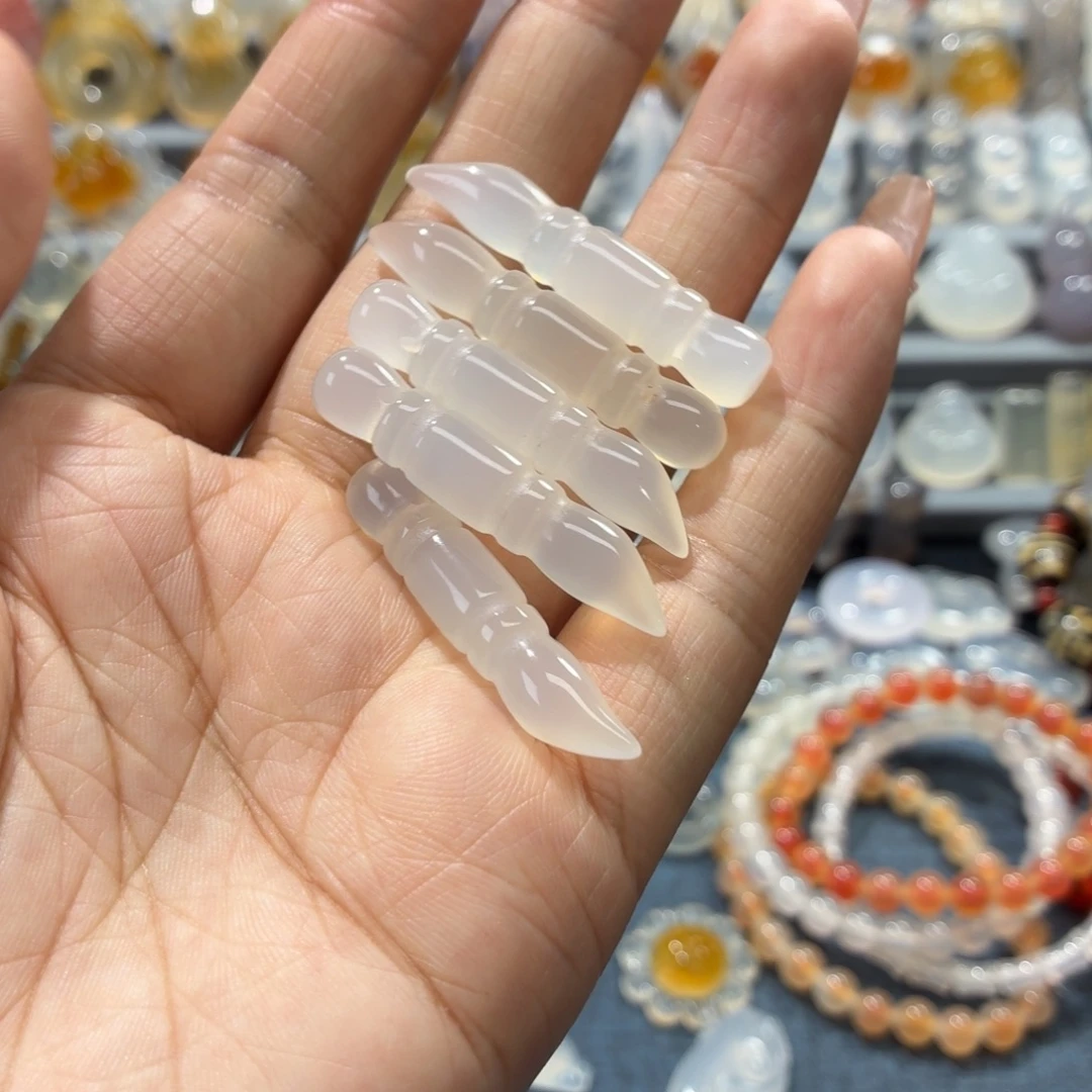 玛瑙/玉髓未镶嵌吊坠(不含链)