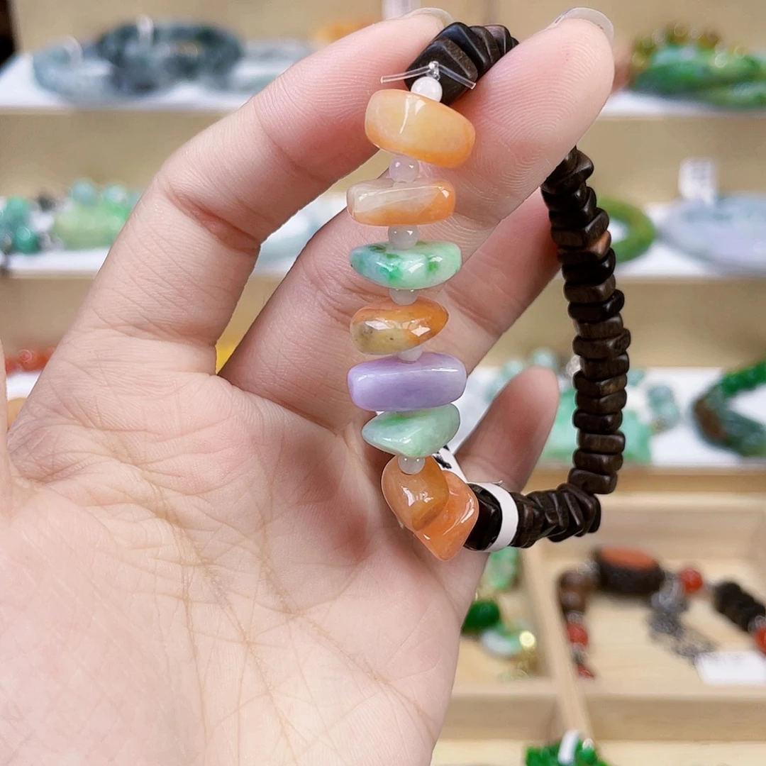 翡翠未镶嵌手链手链