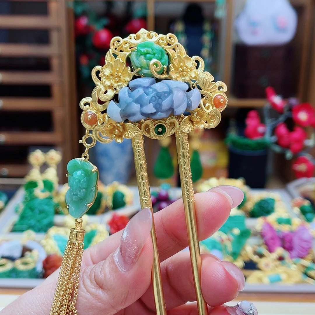 合金挂件翡翠发簪48小时鉴赏期