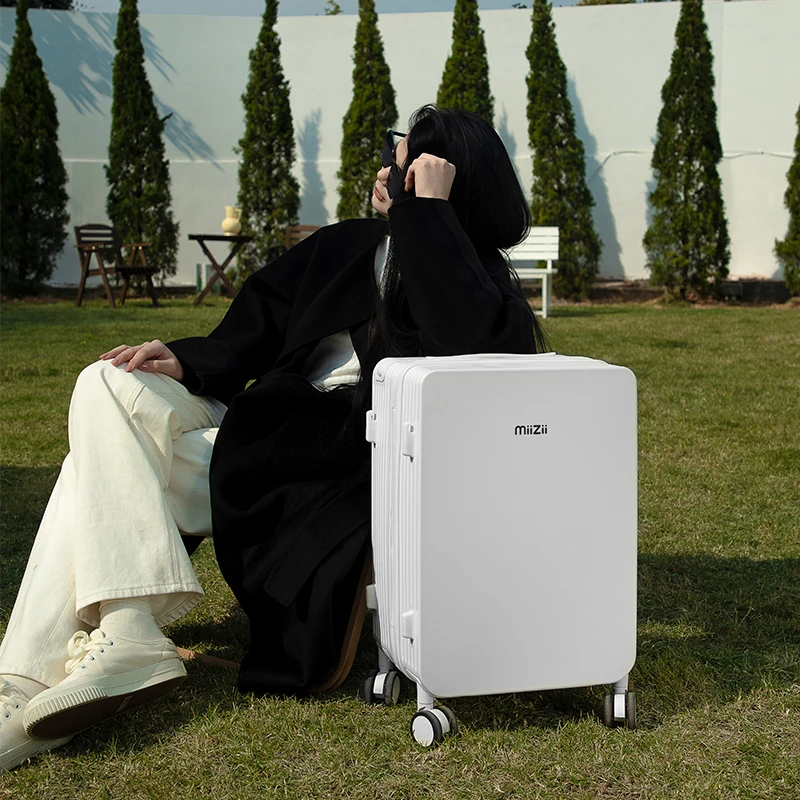 宽拉杆行李箱新款20寸拉杆箱24寸开学旅行箱高颜值学生登机行李箱